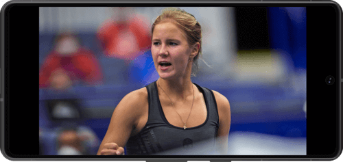 Теннисистка Анастасия Захарова